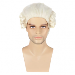 3 Pcs Barrister Masquerade Wig for Halloween Christmas Party
