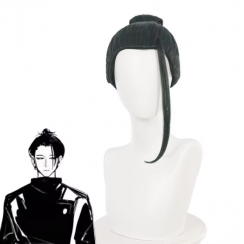 9 Pcs Getou Suguru Cosplay Wig from Jujutsu Kaisen for Men