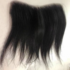 2 Pcs Thin Skin Forehead Hair Natural V loop Bangs Wig